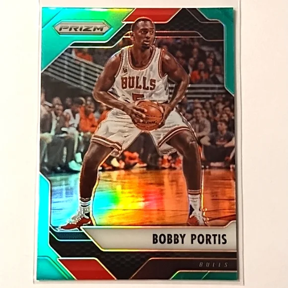 Bobby Portis Chicago Bulls Prizm Basketball 🏀 #bucksinsix #eshopchicago Green - Picture 1 of 2